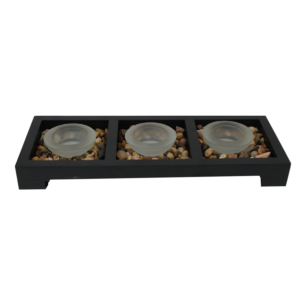 Coffee Tea Holders - 1 Set Glass Tea Light Holders