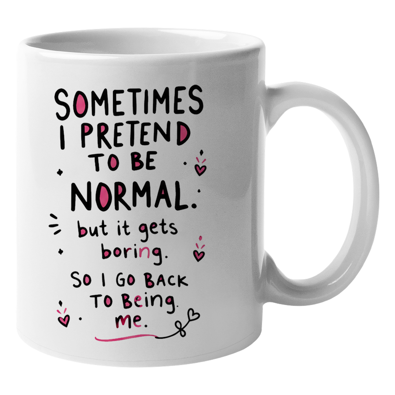 Coffee Tea Quotes - Sometimes I Pretend To Be Normal