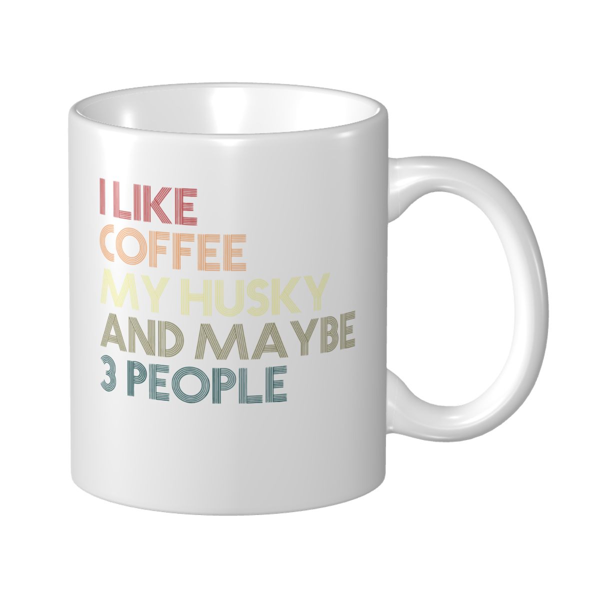 Coffee Tea Quotes - Mark Cup Mug Siberian Husky Dog