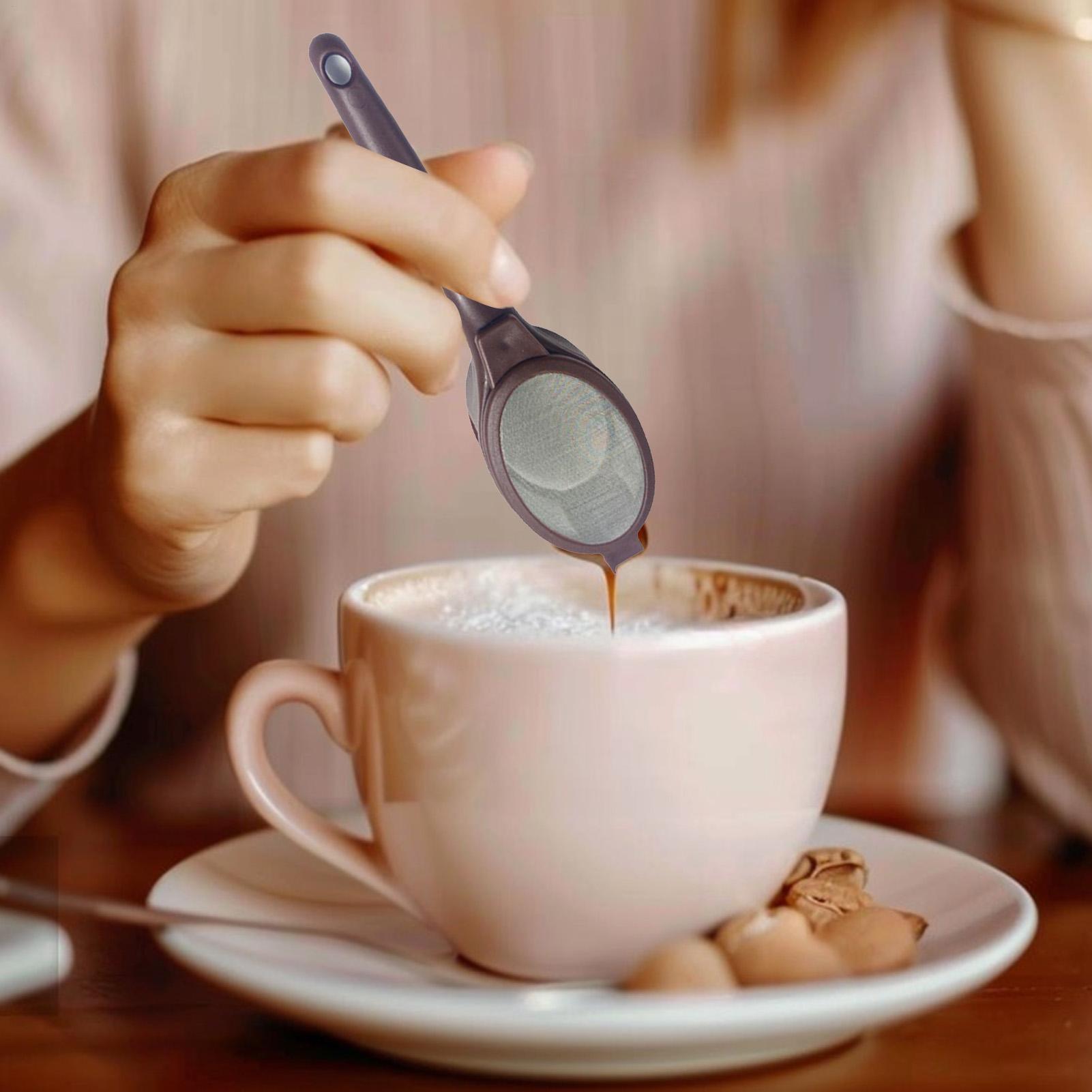 Coffee Tea Leaf - Strainer Spoon Tea Infuser Portable Mesh