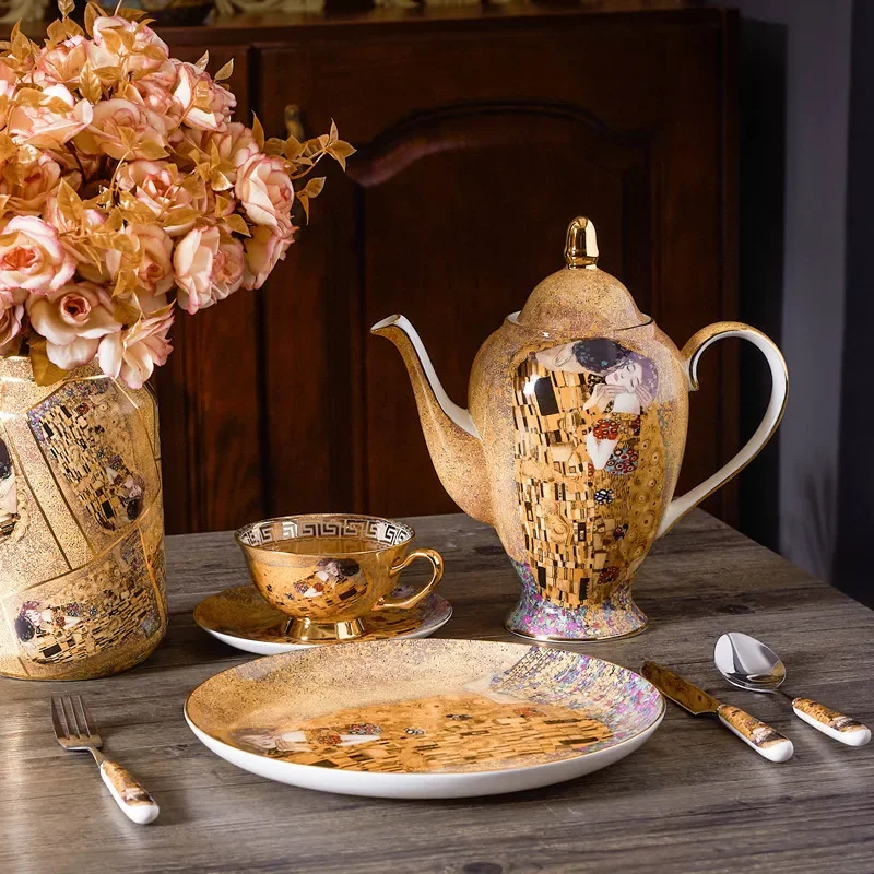 Gustav Klimt Bone China Coffee - Coffee Tea Creamer review and price