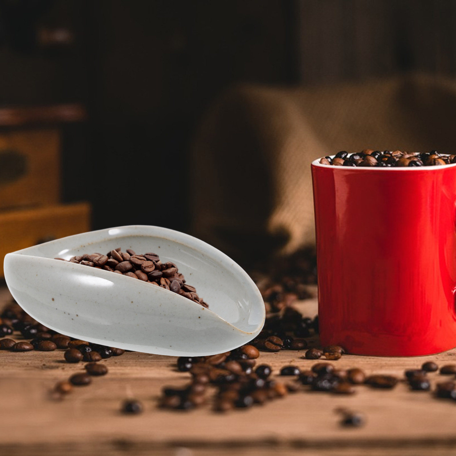 Ceramic Coffee Bean Dosing Tra - Coffee Tea Leaf review and price