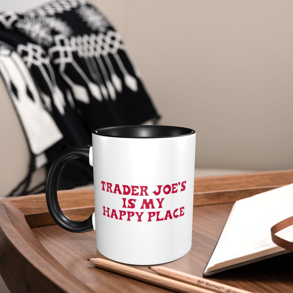 Trader Joe's Is My Happy Place - Coffee Tea Quotes review and price