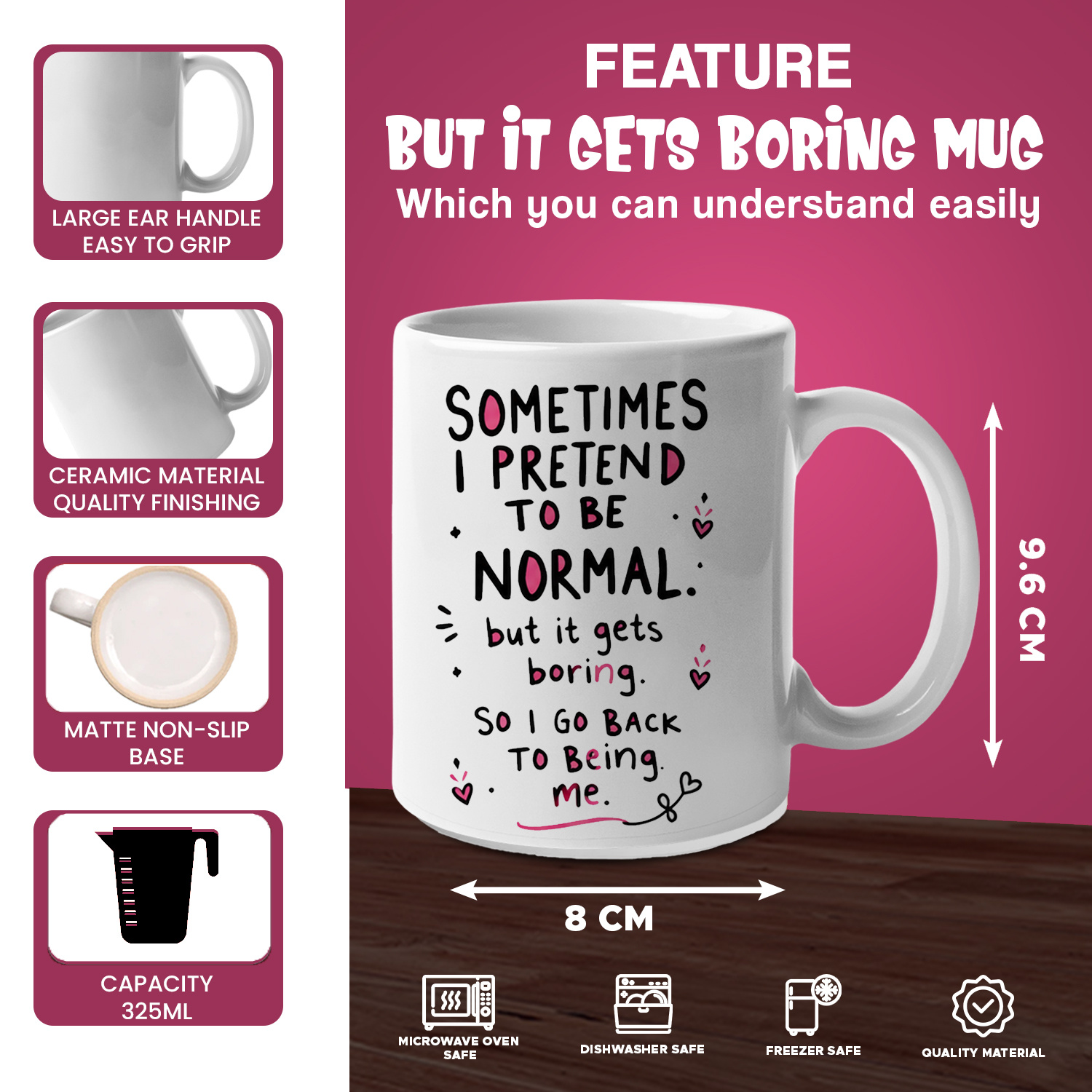 Sometimes I Pretend To Be Norm - Coffee Tea Quotes review and price