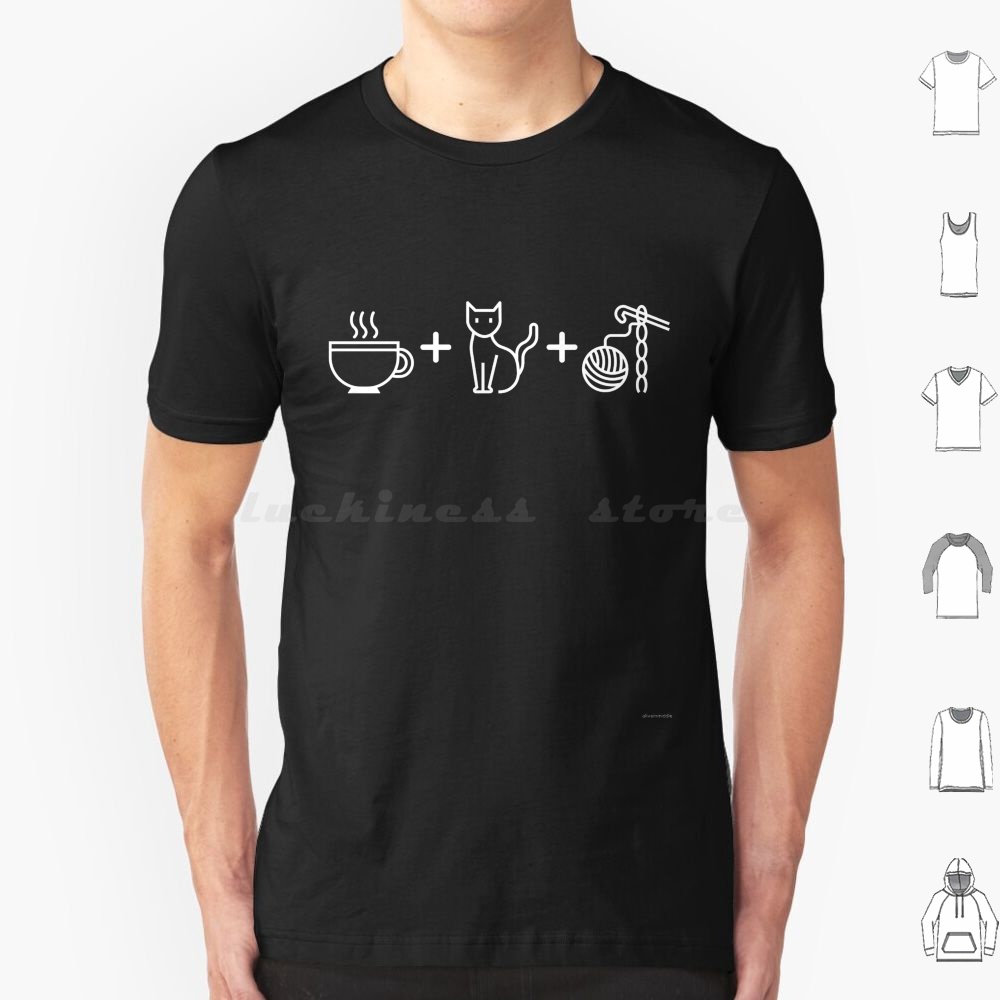 Coffee , Cats & Crochet-Black  - Coffee Tea Knits review and price
