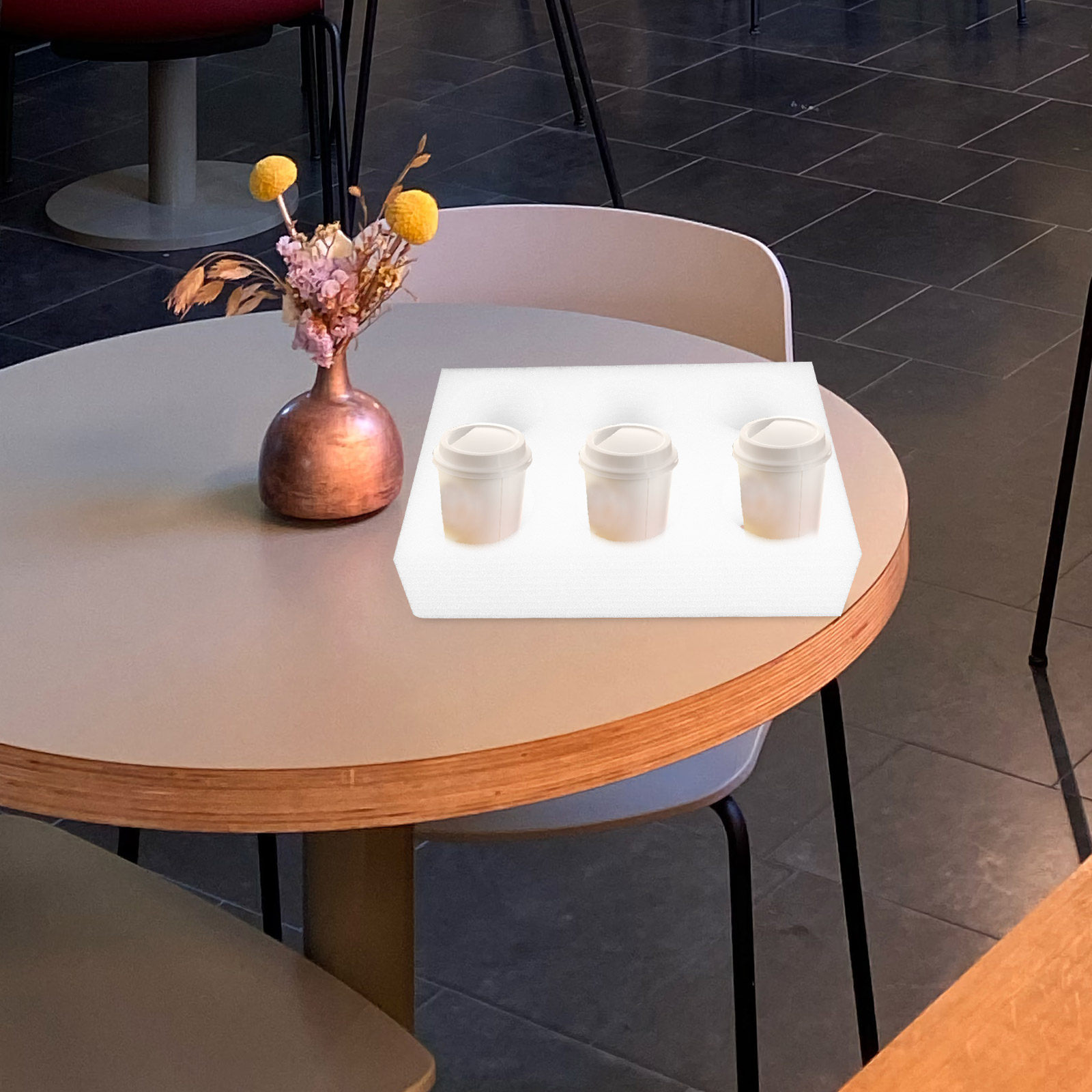 2Pcs Beverage Cup Holder Tray  - Coffee Tea Holders review and price