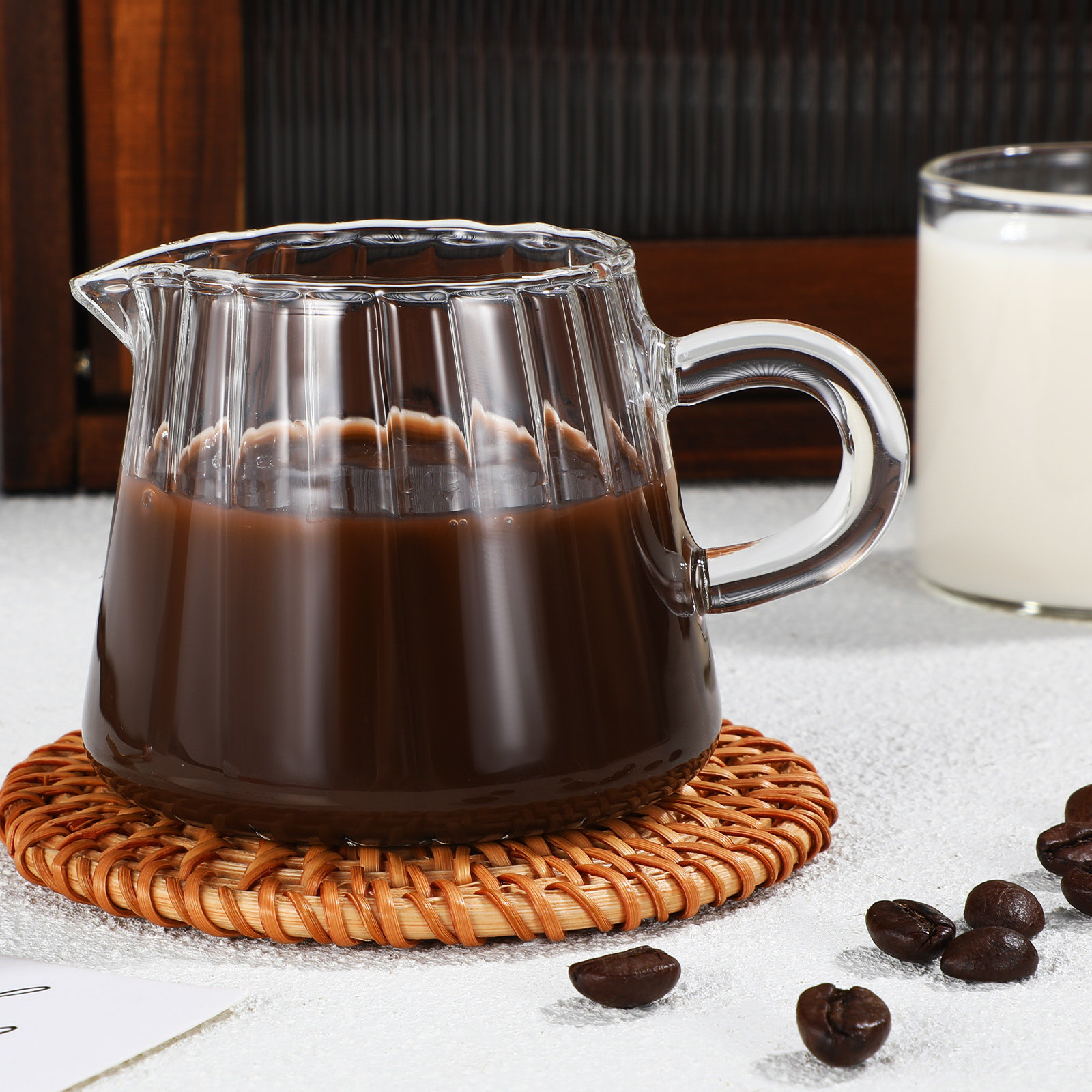 Glass Creamer Pitcher Sturdy M - Coffee Tea Creamer review and price