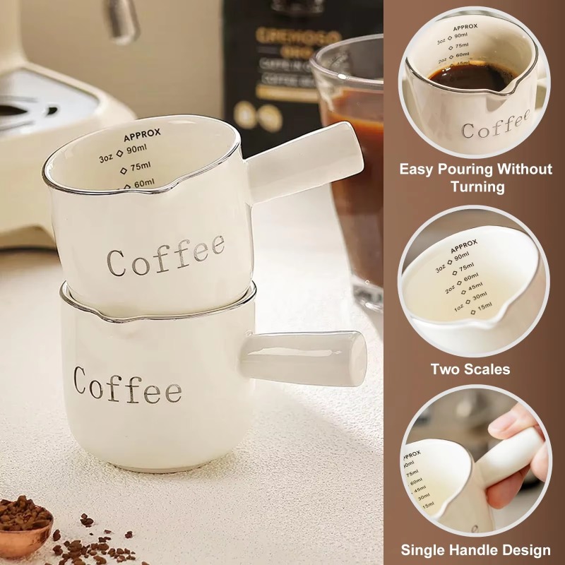 Mini Ceramic Coffee Cup with H - Coffee Tea Creamer review and price