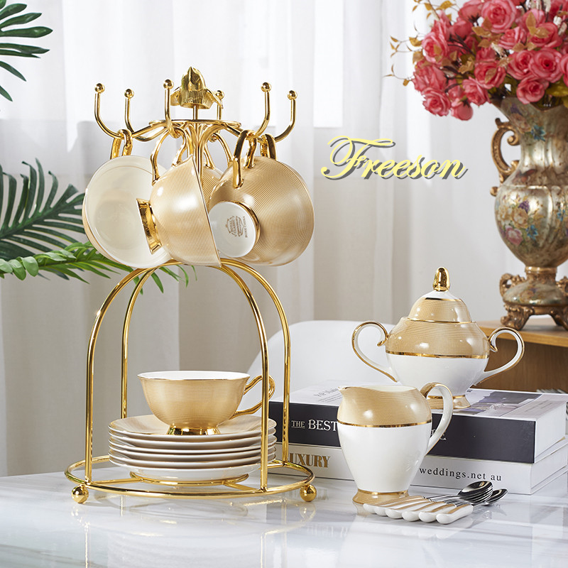 Luxury Gold Bone China Coffee  - Coffee Tea Creamer review and price