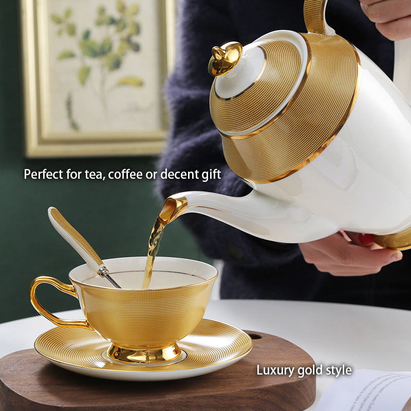 Luxury Gold Bone China Coffee  - Coffee Tea Creamer review and price