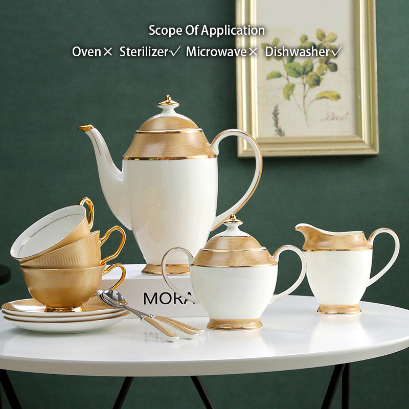 Luxury Gold Bone China Coffee  - Coffee Tea Creamer review and price