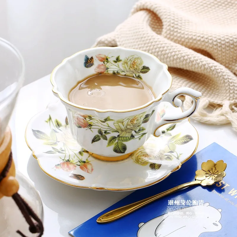 Bone China Coffee Set Camellia - Coffee Tea Creamer review and price