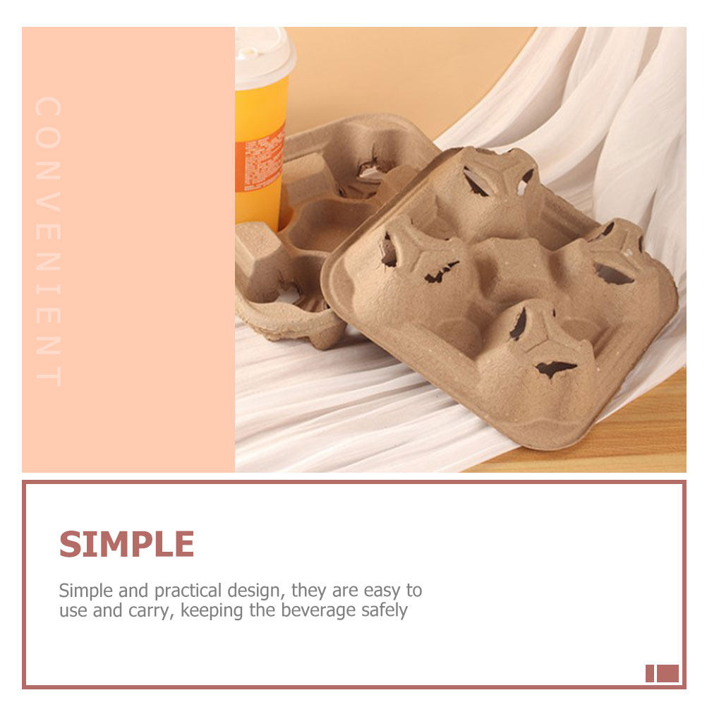 25Pcs Four-Cup Paper Pulp Hold - Coffee Tea Holders review and price