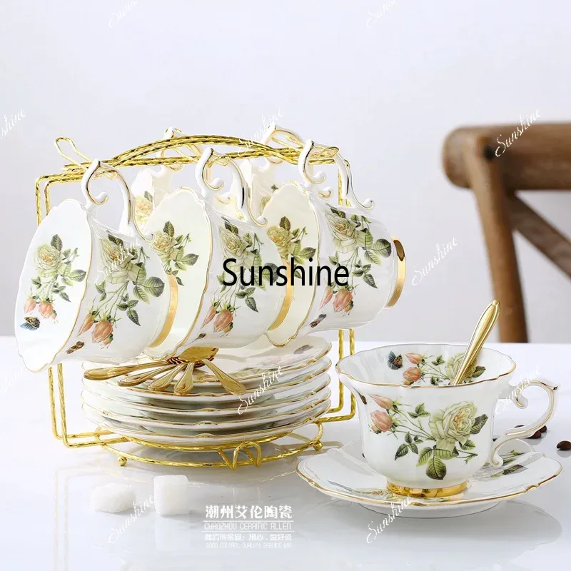 Bone China Coffee Set Camellia - Coffee Tea Creamer review and price