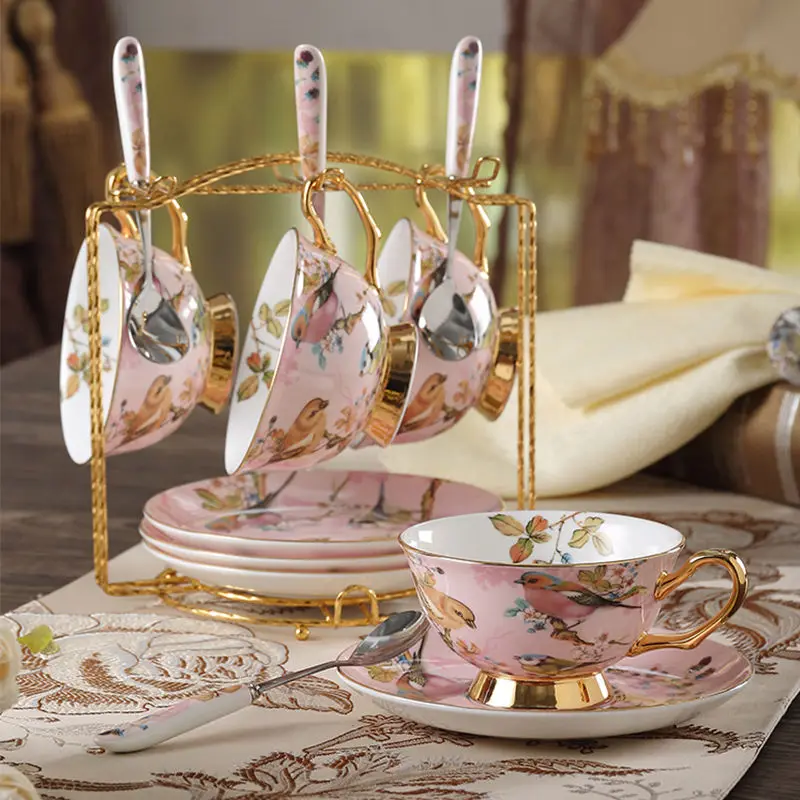 Bone china Coffee Cup Set Pink - Coffee Tea Creamer review and price