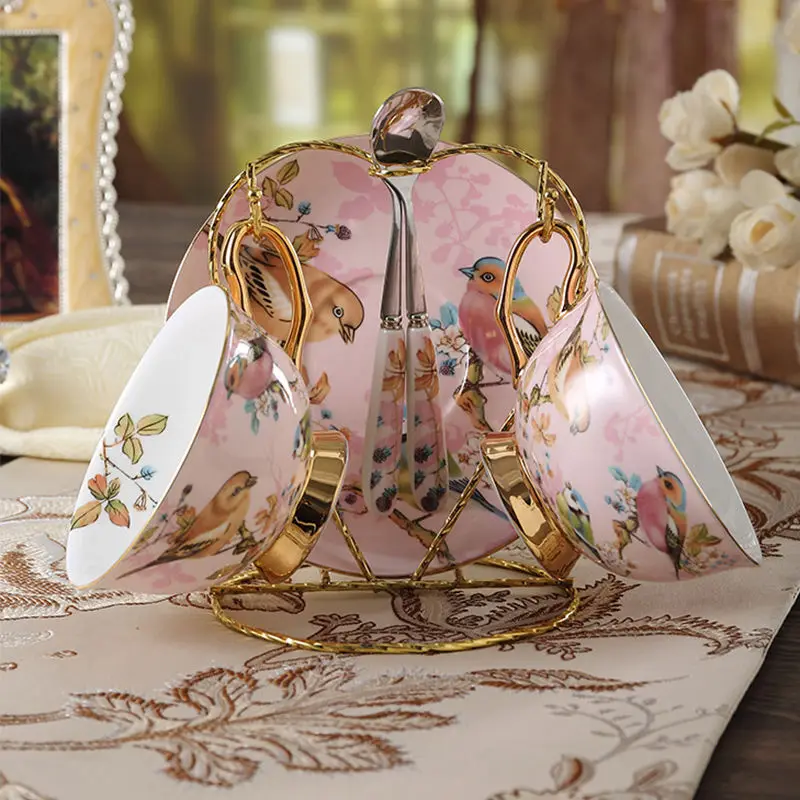 Bone china Coffee Cup Set Pink - Coffee Tea Creamer review and price