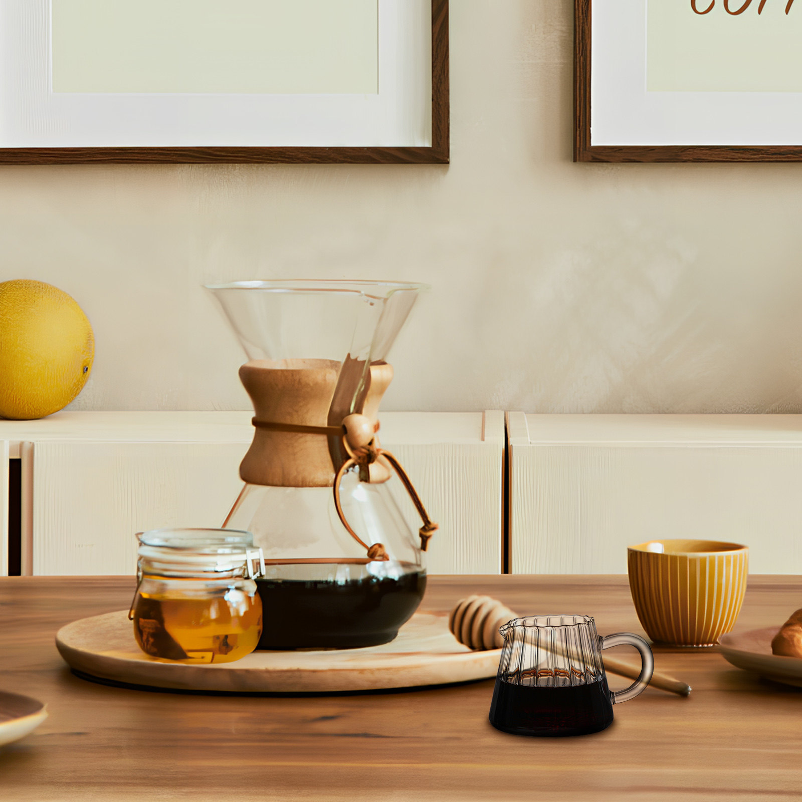 Clear Glass Milk Pitcher High  - Coffee Tea Creamer review and price
