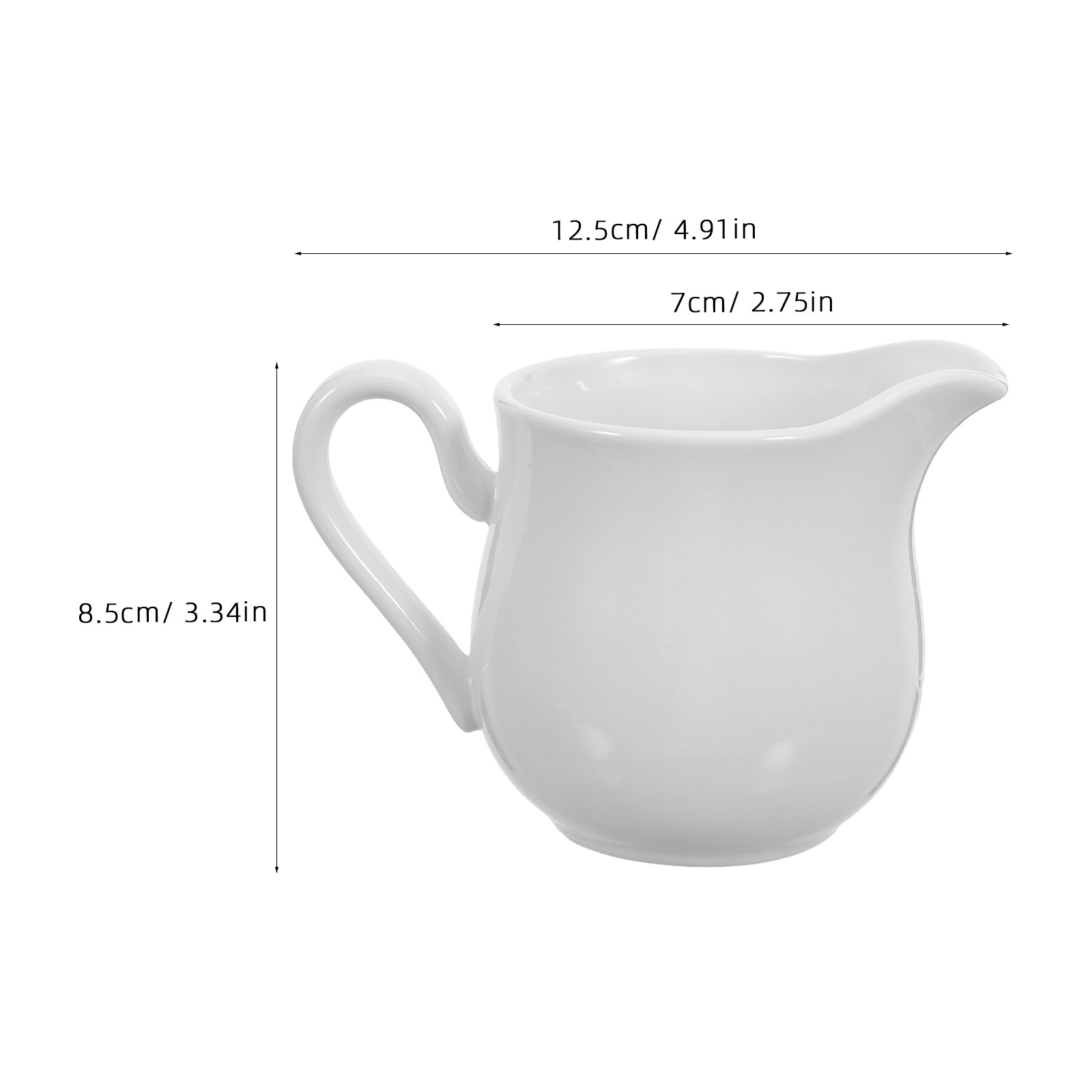 Ceramic Milk Jug 350Ml Glossy  - Coffee Tea Creamer review and price