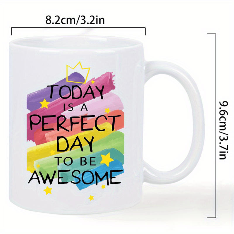 Motivational Ceramic Coffee Mu - Coffee Tea Quotes review and price